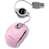 NANO MOUSE OTICO RETRÁTIL MAXPRINT ROSA USB